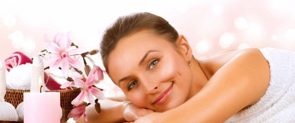 Beautiful woman at the best medical spa